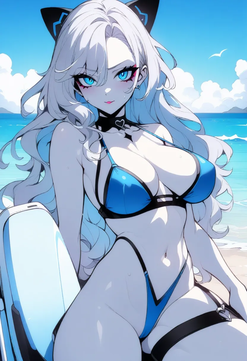 Animagine Beach anime art #8