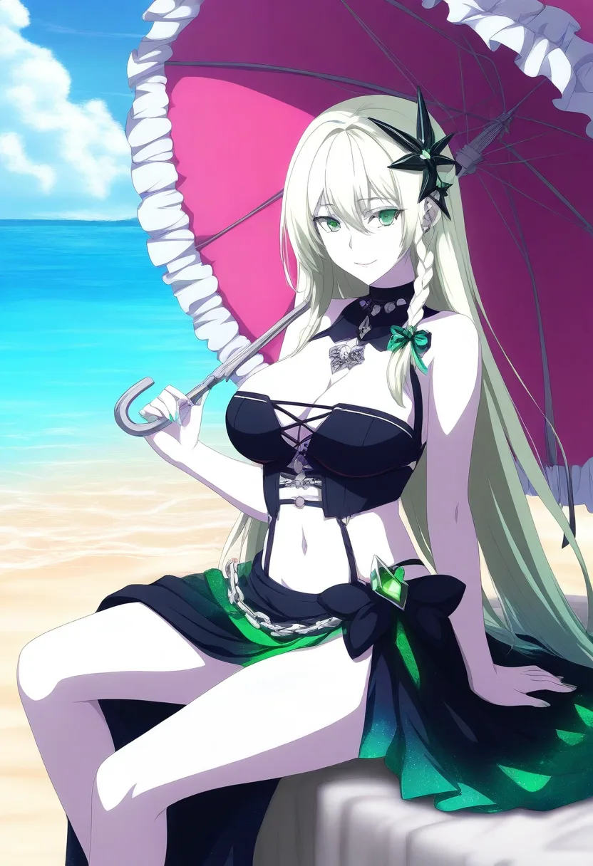 Illustrious Beach anime art #3