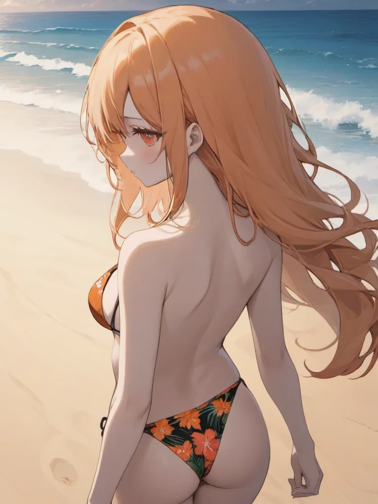 Sunset Mika anime art #2