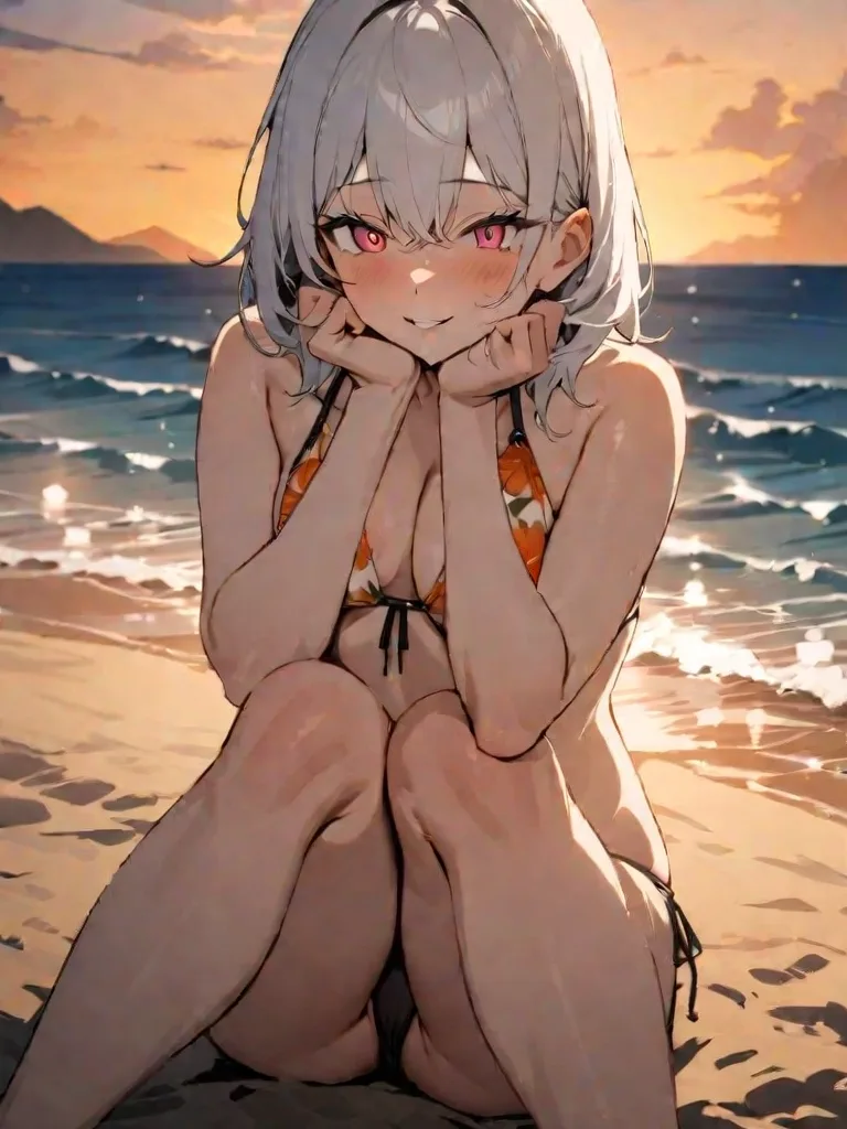 Sunset Mika anime art #4