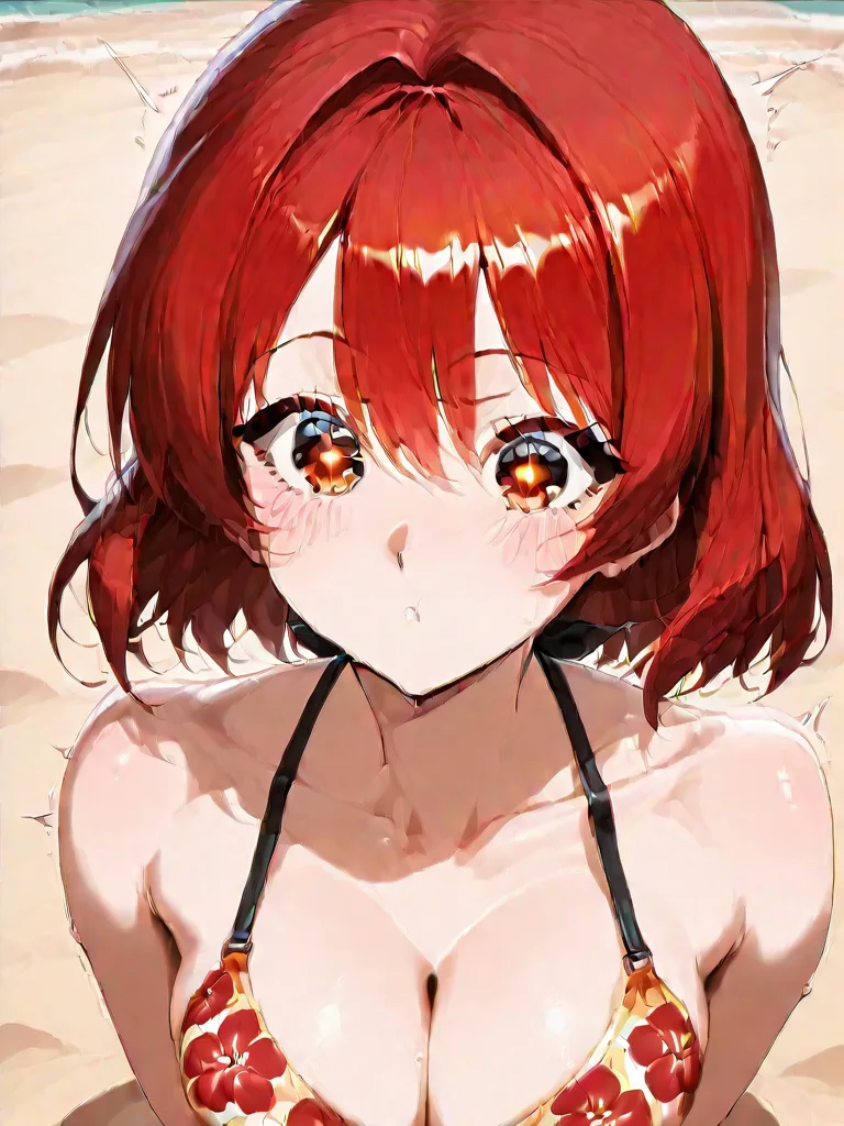 Sunset Mika anime art #5
