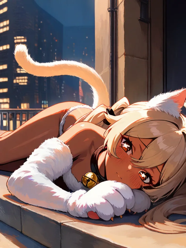 Mrow Amber anime art #5
