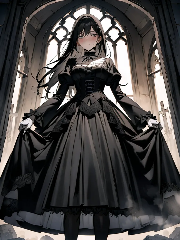 Raven Morgana anime art #3