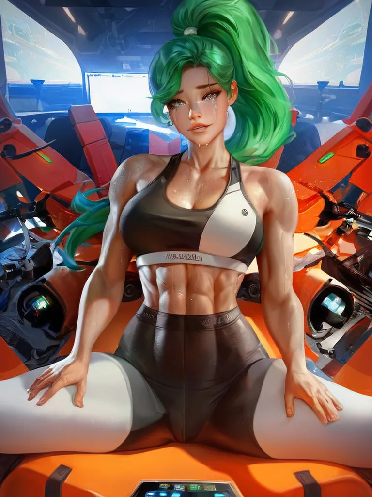 Flex Jade anime art #2
