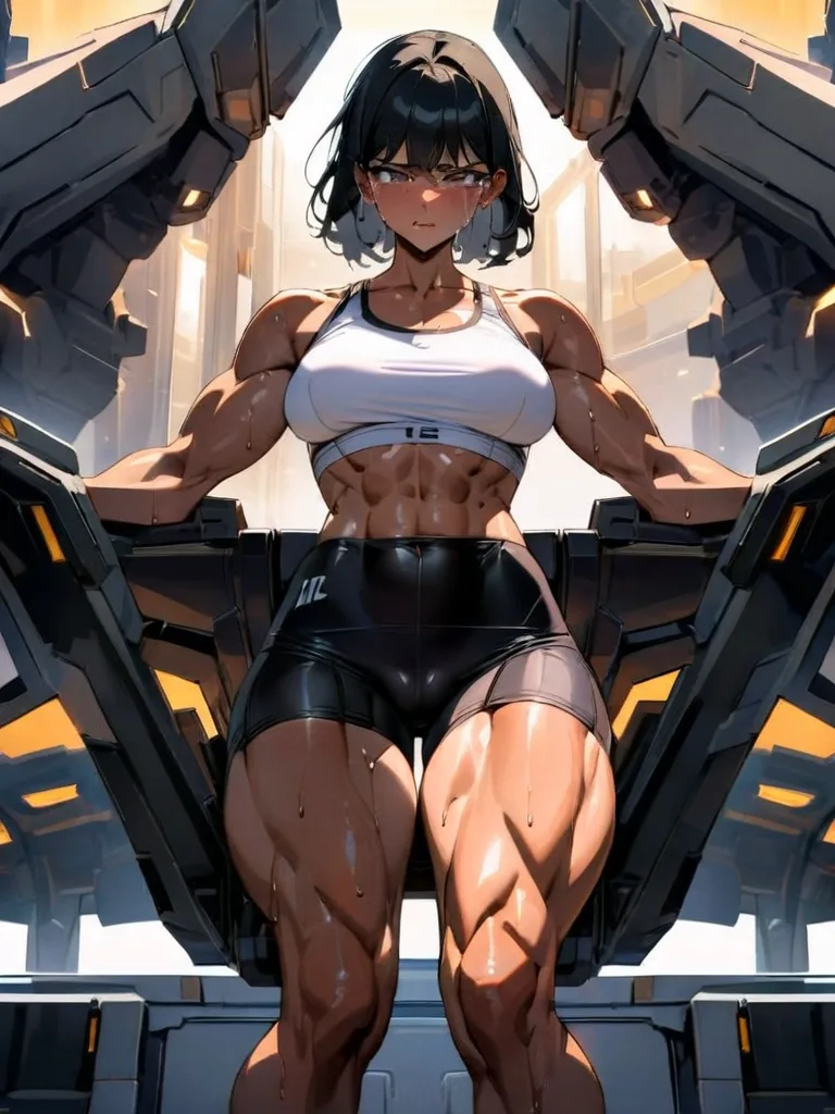 Squat Rei anime art #2