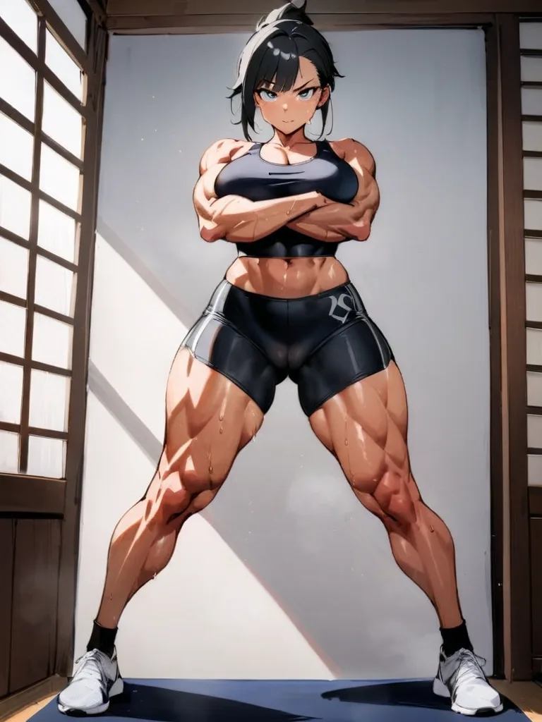 Squat Rei anime art #3