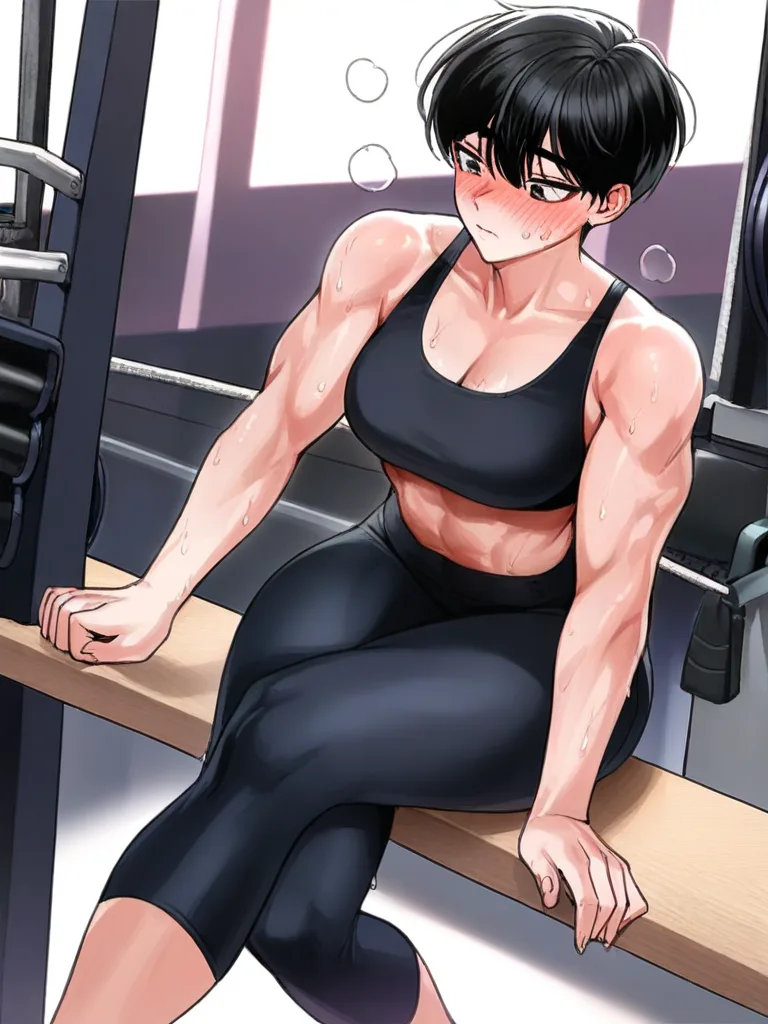 Squat Rei anime art #4