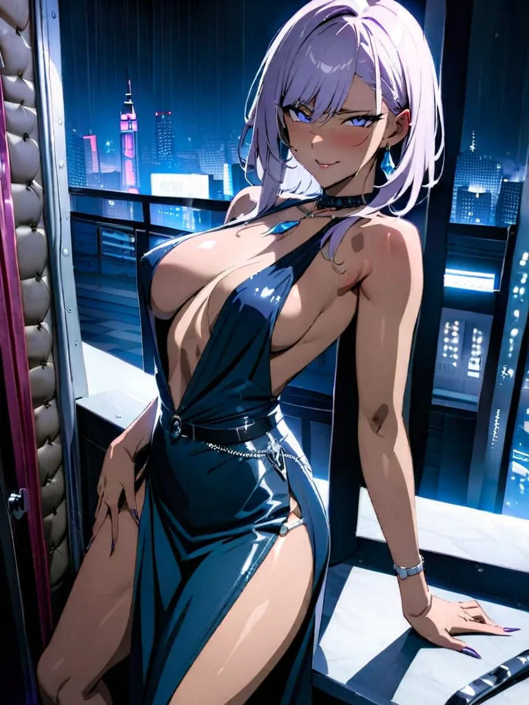 Champagne Luna anime art #4