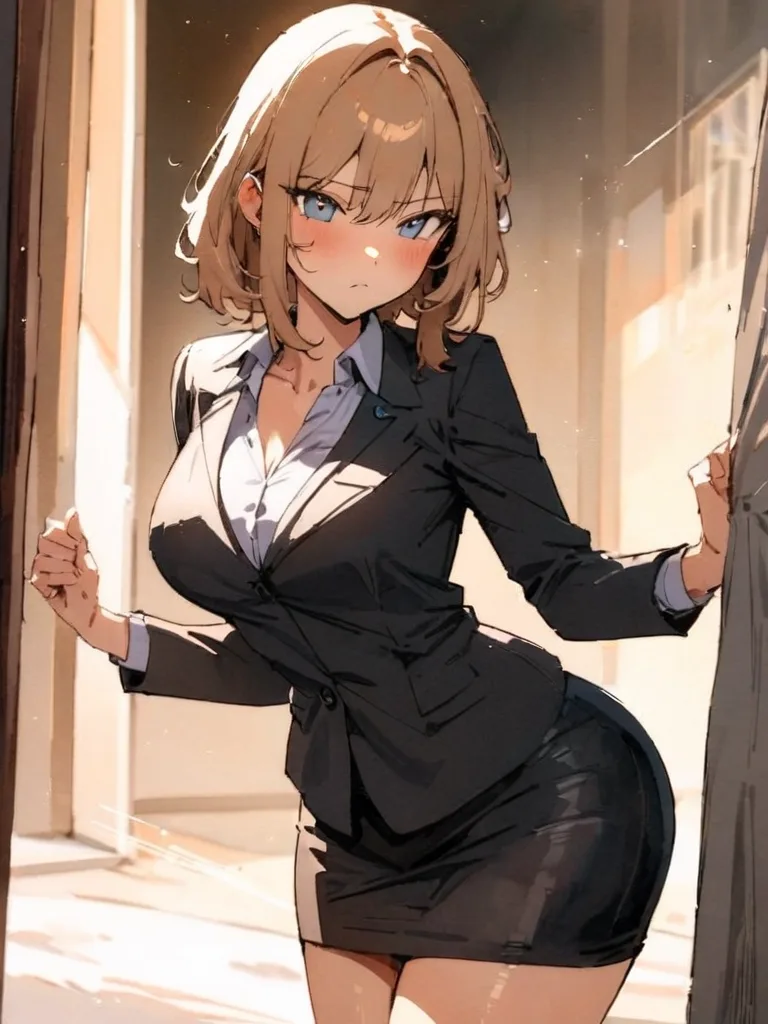 Coffee Break Mia anime art #3