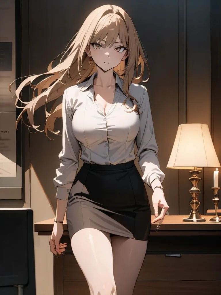 Coffee Break Mia anime art #6