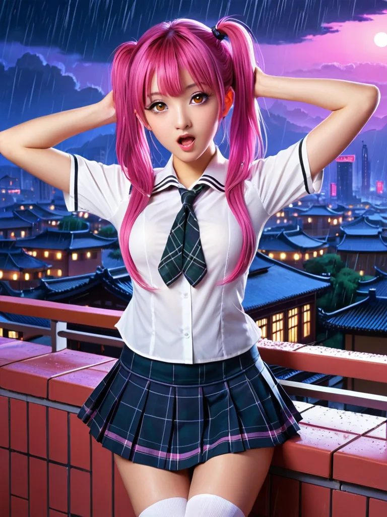 Sakura Haruka anime art